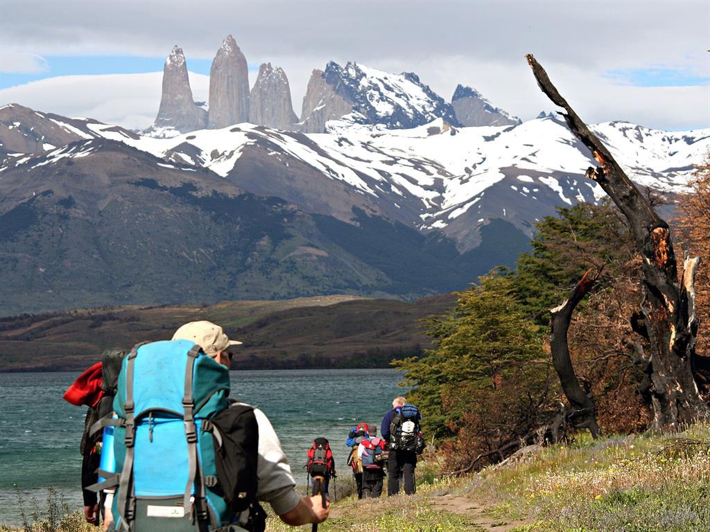 Wandergruppe in Patagonien